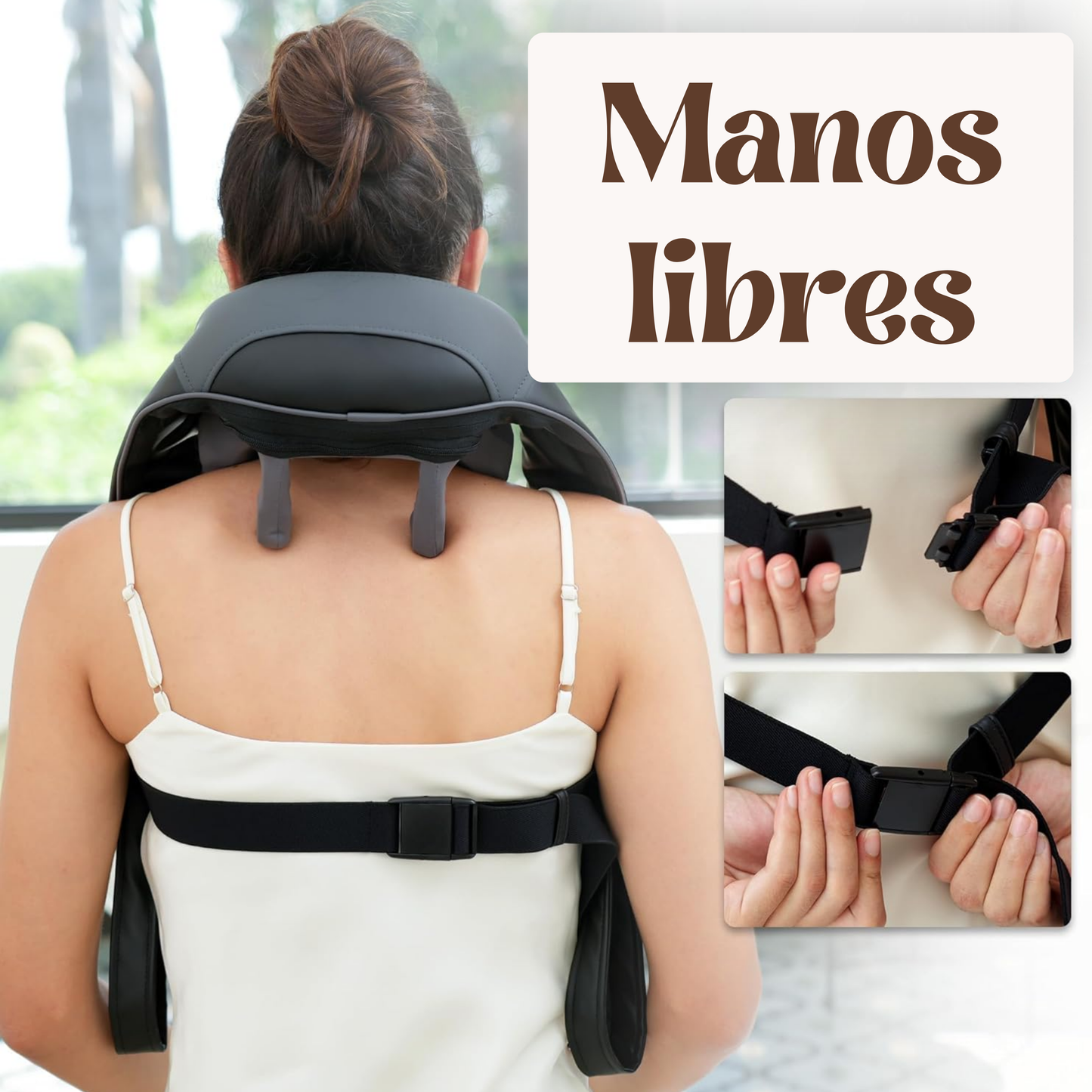 Masajeador para aliviar el dolor de cuello en lactancia